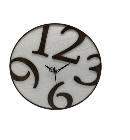 Wall Clock Stylish & Antic Wood Standard Quality
