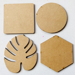 MDF Coaster set of 4