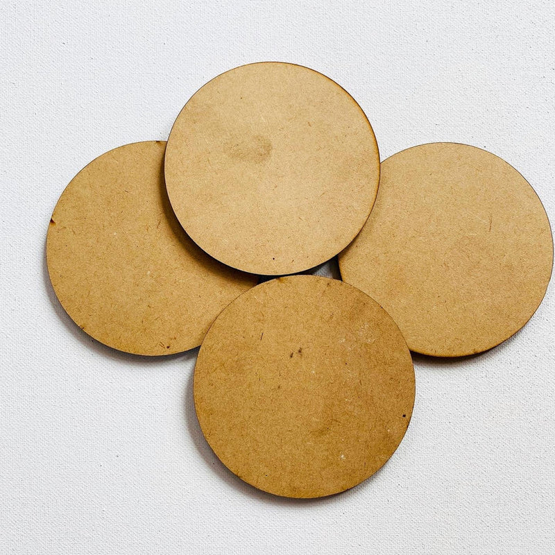 MDF Coaster set of 4