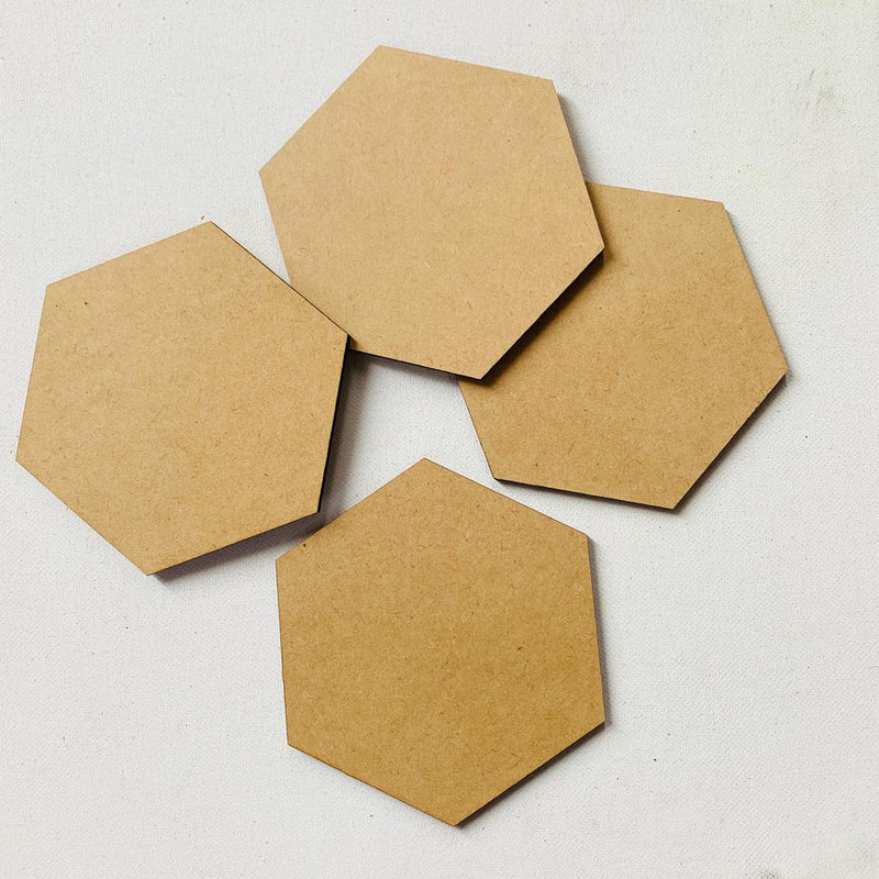 MDF Coaster set of 4