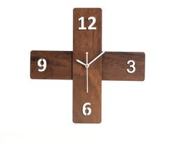 Wall Clock Antique Designer Ticking Machine Movement Clock (30 cm, Coffee) | CL-68