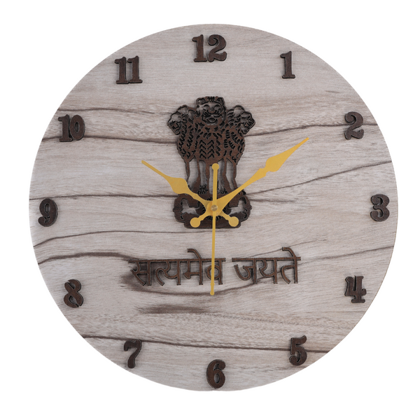 Advocate theme Wall Clock for Office Dacor | Acrylic Numerical Round Shaped | CL-89